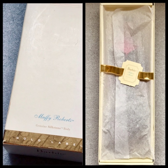 New Muffy Roberts Silkstone Gold Label Collector's Barbie with Box and Tissue - Picture 2 of 15